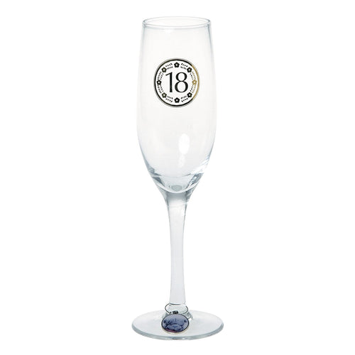 Me to You Me To You Tatty Teddy 18th Birthday Champagne Glass