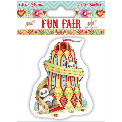 Helz Cuppleditch Helter Skelter Clear Stamp, Clear