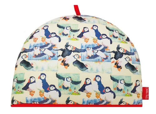 Cotton Tea Cosy Playful Puffins