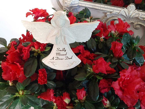 Dad Guardian Angel Stick Graveside Ornament
