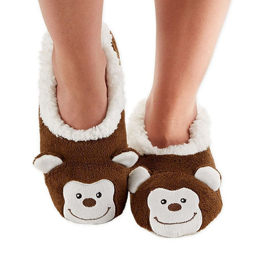 Ladies Animal Snoozies Slippers - Size UK Ladies 3-4