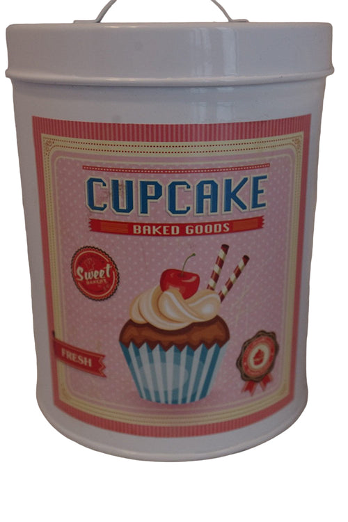 home sweet home   set 3 distressed shabby chic cupcake canister