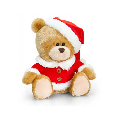 Keel Toys Christmas Pipp The Bear Santa Claus Plush Toy