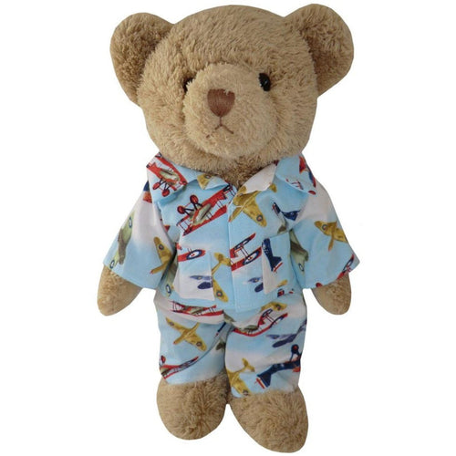 Gifts For Aviators Large Pilot Bear with Aeroplane PJ's