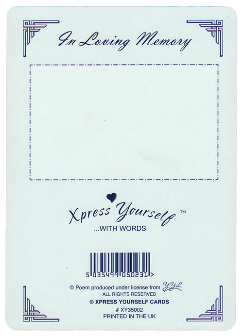 Memorial Graveside Card - In Loving Memory Of A Very Dear Dad