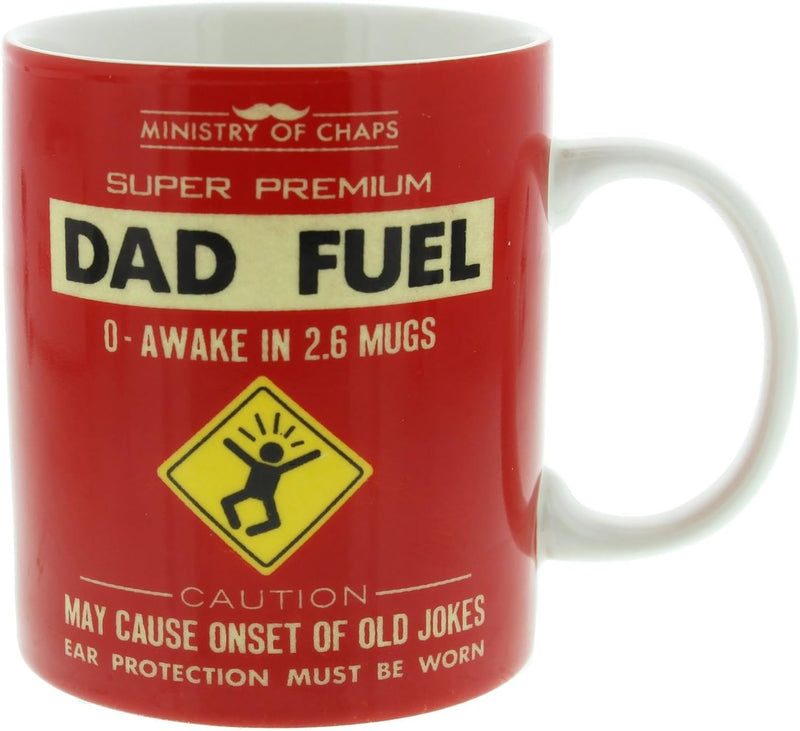 Ministry of Chaps Dad's Fuel Novelty Fine China Mug with Presentation Box