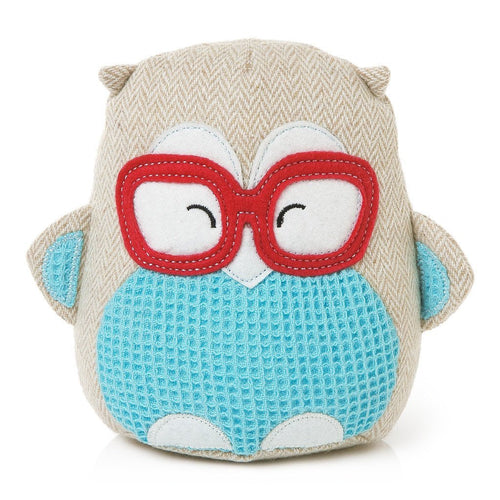Montage Owl 6-inch Wearing Glasses Soft Toy