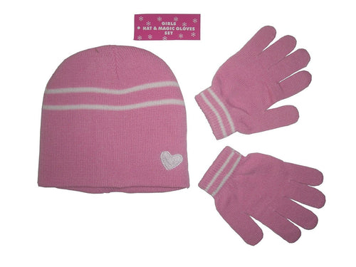 Girls Hat & Magic Gloves Set - Perfect for those Cold Winter Days