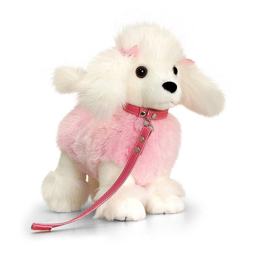 Keel Toys Poodle Dog On Lead