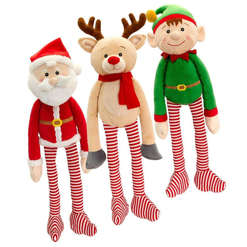 Keel Toys 30cm Dangly Xmas Characters (Choice of 3 Characters) - SX0489