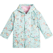 Powell Craft Girls Mouse Raincoat/ Rain Mac. 1-7 Years.blue