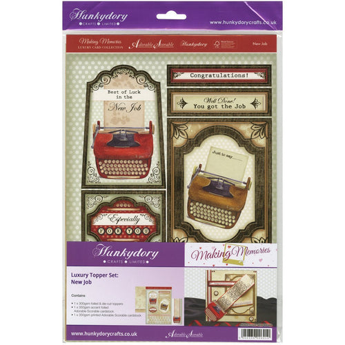 hunkydory making memories new job
