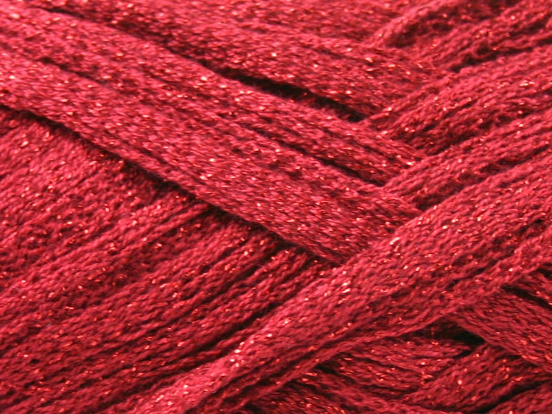 King Cole Krystal Glitter Scarf Knitting Yarn - Inferno 602