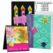 Darice 10.8 x 14.6 cm Kissing Lips Embossing Template