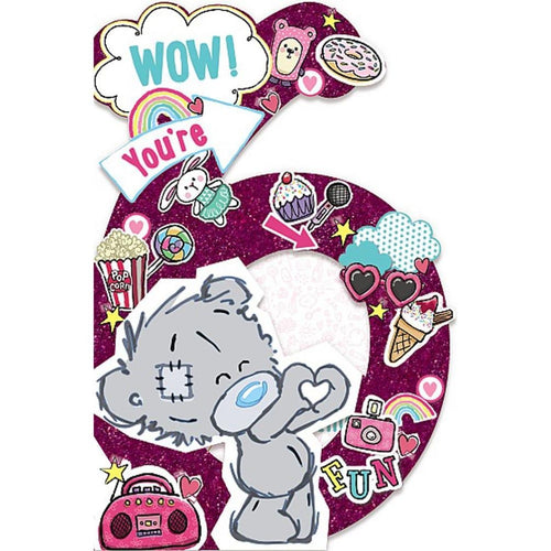 My Dinky 6th Birthday Me to You Bear Birthday Card