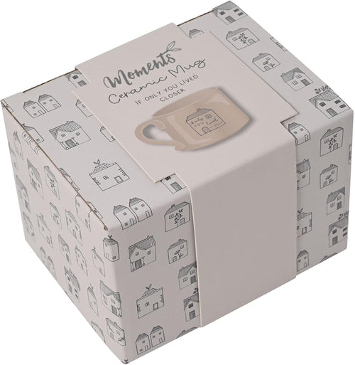Moments Stoneware Ceramic  - Mum Like You Mug - White Colour