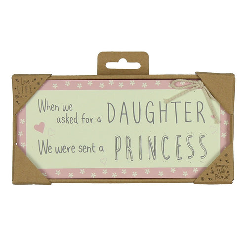 Novelty Plaque Gift - Vintage Design - Daughter