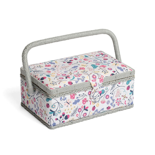 Hobby Gift MRSRF/194 | Spring Time Small Rectangular Sewing Box | 24x16x11cm