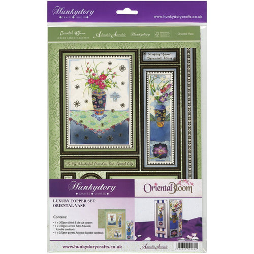 hunkydory a luxury topper set oriental bloom oriental vase