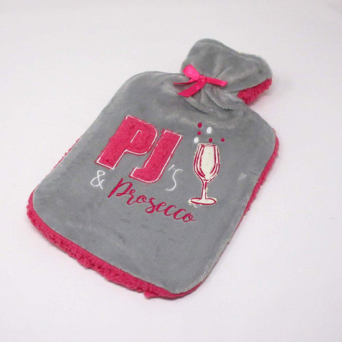 Country Club Thick Sherpa Fleece 2 Litre Hot Water Bottle