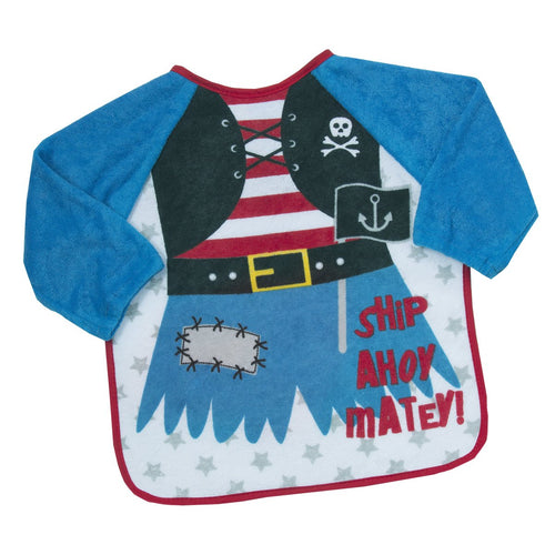 Baby Boys and Girls Novelty Terry Bib with Sleeves