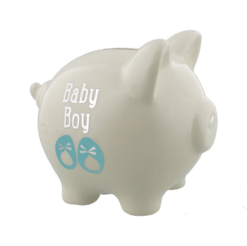 Wendy Jones Blackett My First Piggy Bank - Baby Boy - 12cm - WJ207B