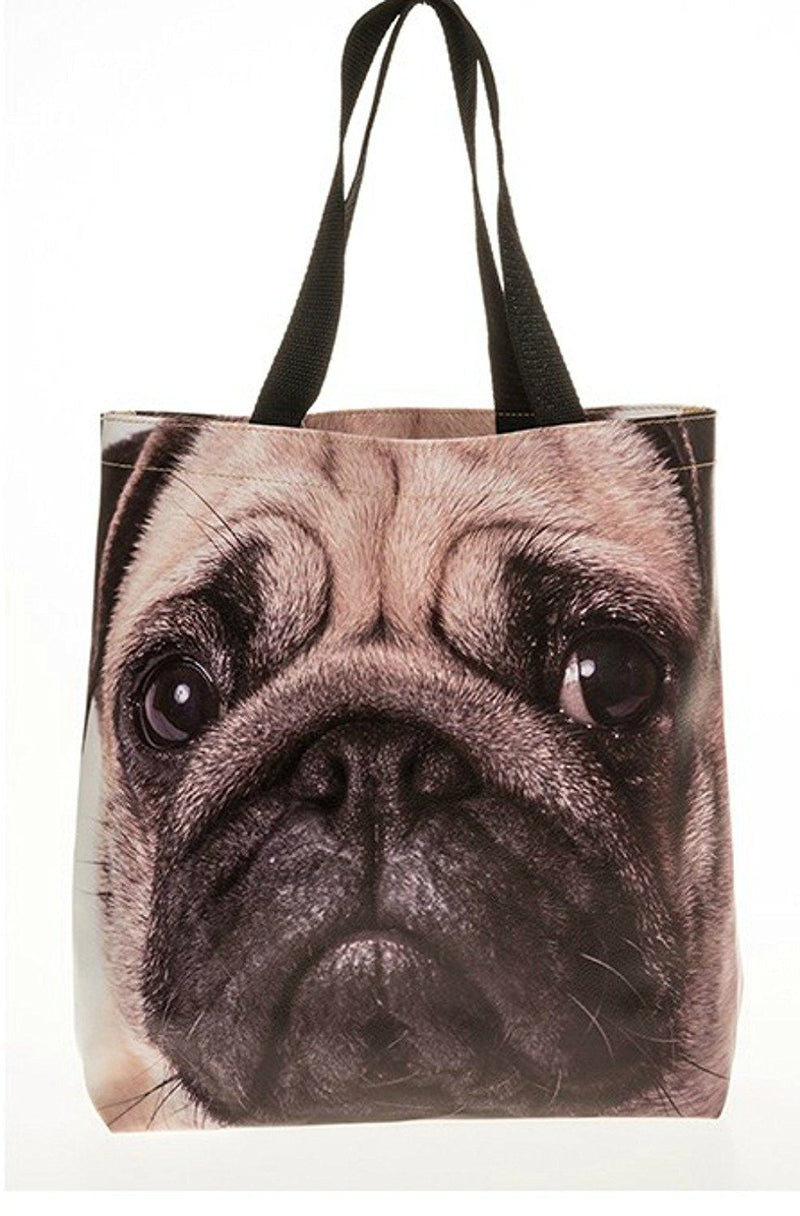 Animal Face Shopping Bag - Pug