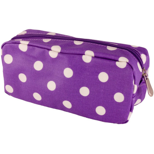 polka dot pencil cases white spots choice three colours please msg choice or one at random sent