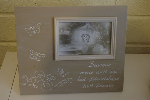 Photo Picture Frame Friendships Last Forever Butterfly Large