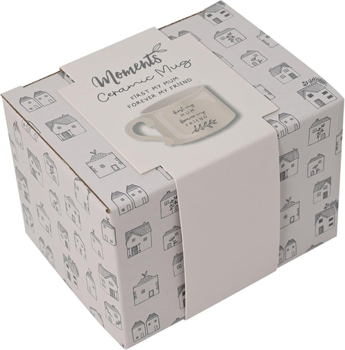 Widdop Moments Stoneware Ceramic Dad Mug - Dad My Hero Mug - Fawn Colour - Coffee Mug Tea Hot Drinks - Approx 350ml - Gift for Dad Him