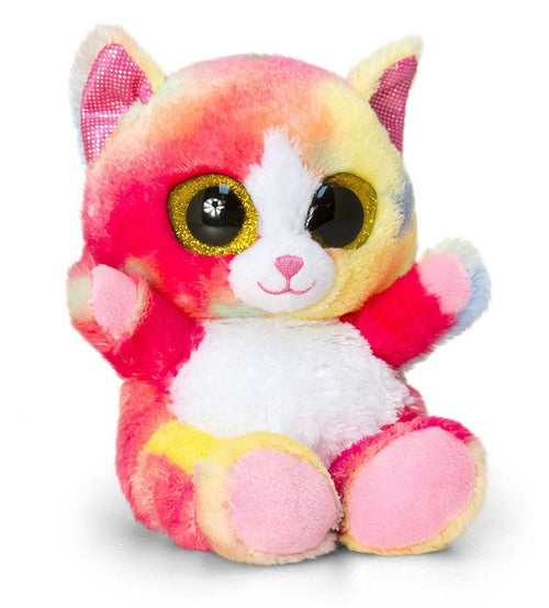 Keel Animotsu Rainbow Cat Soft Toy 25cm
