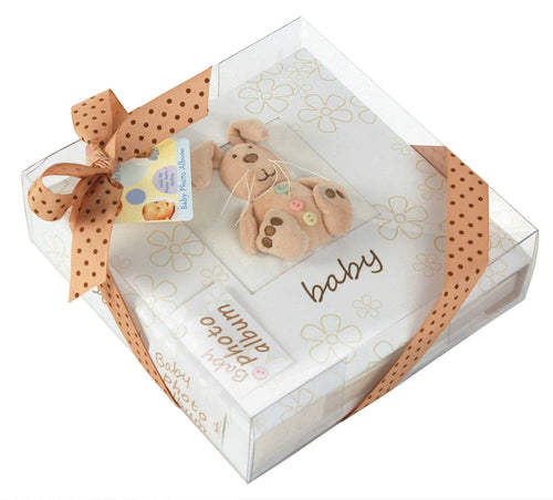 Innova Editions, Bookbound Traditional Album, 50 pages, Plush Bunny, Cream