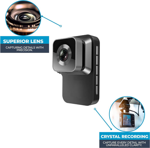 P1 Autocare DASHCAM Super HD - 170-degree angle- HDR 3.0 inch LCD display