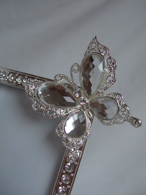 diamante butterfly photo frame 4"x 6"
