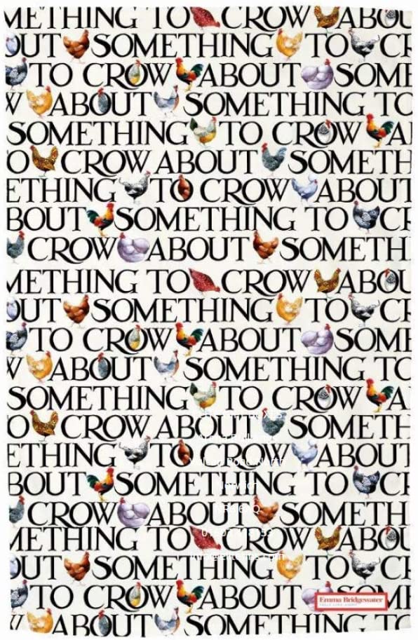 Elite Tins Emma Bridgewater Hen and Toast Cotton Tea Towel - HEN8500N