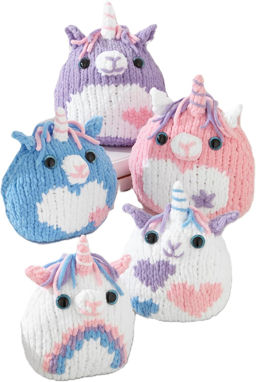 King Cole Toastie Knitting Pattern - 9193 Toastie Unicorn