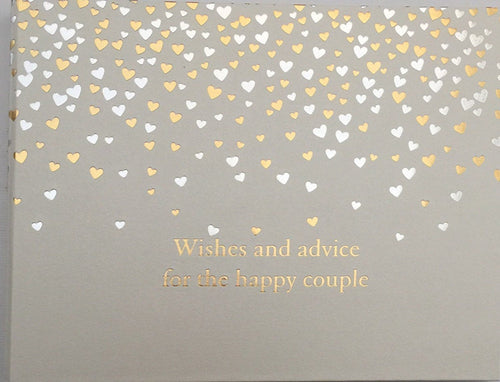 Wedding Guest Book Wishes and Advice for the Happy Couple WG802