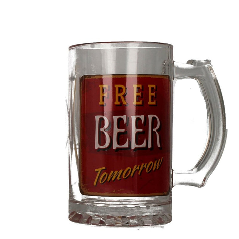 LESSER & PAVEY BEER GLASS STYLE - LP33257 (RED)