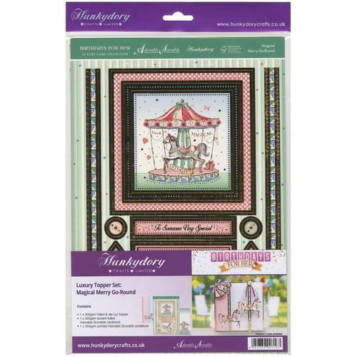 Hunkydory Crafts Birthdays for Her A4-Magical Merry Go-Round Luxury Topper Set