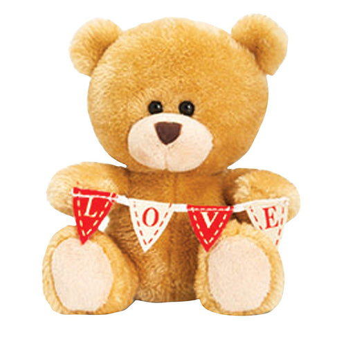 Keel Toys Valentine's Love Banner Bear