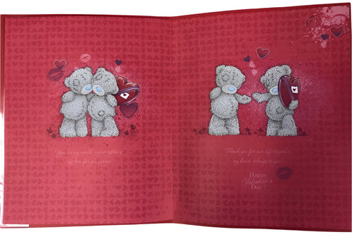 Me to You Tatty Teddy Bear - Luxury Valentines Day Card - Wife