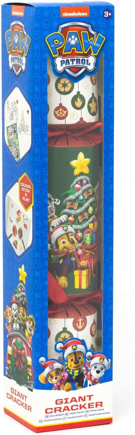 Giant Paw Patrol Christmas Cracker | Children Extra Large Xmas Cracker - 55cm