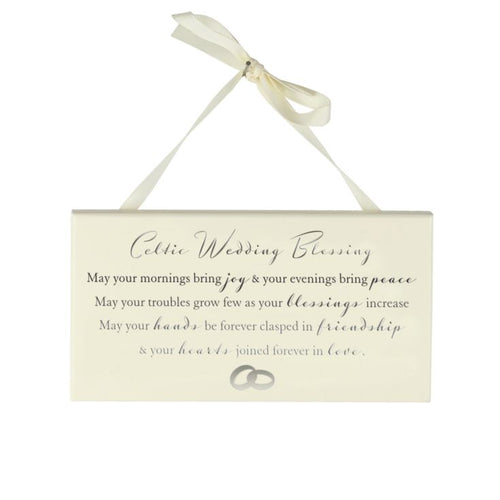 AMORE BY JULIANA® Plaque - Celtic Wedding Blessing