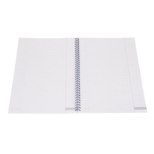 Ideal - A4 Cashbook Wiro Single Cash - 120 Pages  - Blue (7421)