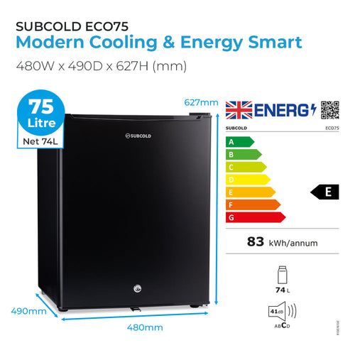 Subcold Eco75 Table Top Fridge