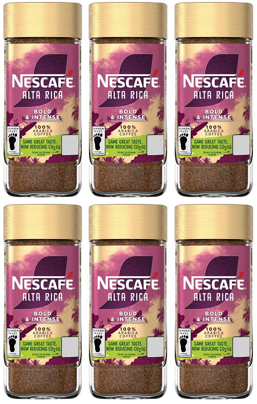 6 x Nescafe Gold  Blend Alta Rica  - 95G