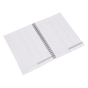 Ideal - A5 Cashbook Wiro Double Cash - 120 Pages  - Green (764)