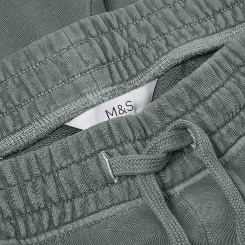 M&S Relaxed Fit Pure Cotton Garment Dye Short