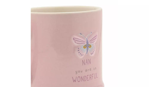 Love Life Lilac Ceramic Mug - Nan