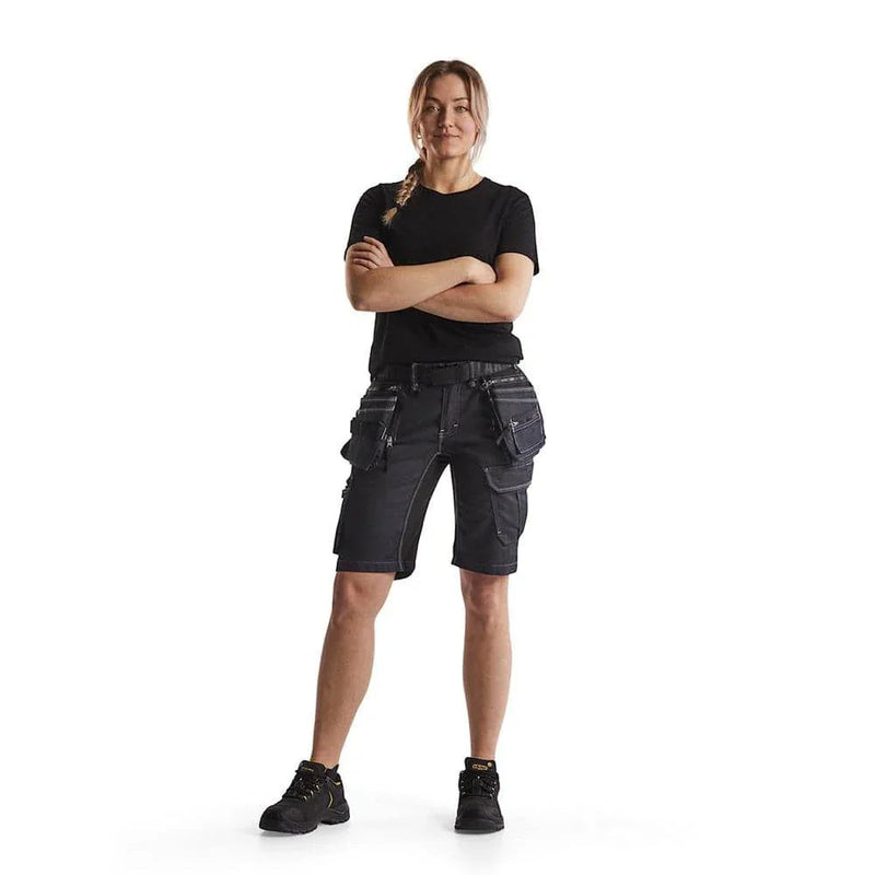 Blaklader 7992 Women's Stretch Denim Holster Pocket Shorts X1900